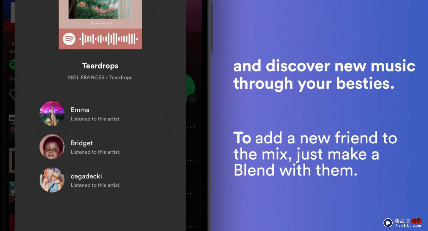 Spotify 新功能‘ Friends Mix ’！继 Blend 后新的好友歌单共享功能 数码科技 图4张
